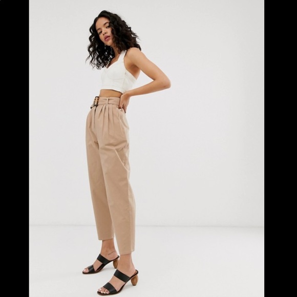 ASOS Design Belted Trousers - Picture 1 of 6